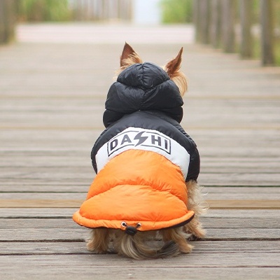 ANORAK STRIPES³ ORANGE & BLACK