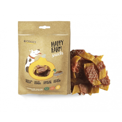 HAPPY FARM SNACK PATO E ABOBORA 80GR
