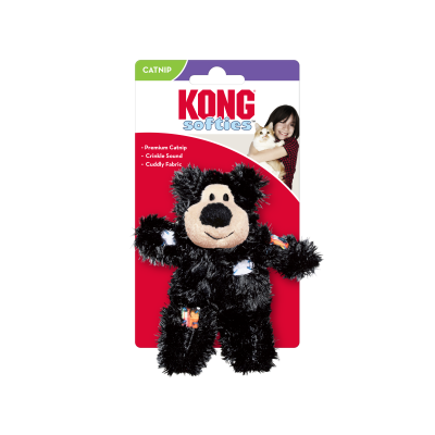 KONG Cat Softies Patchwork Bear