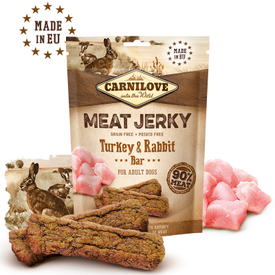 Carnilove Meat Jerky Turkey & Rabbit Bar 100Gr