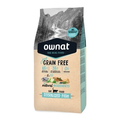 OWNAT GRAIN FREE JUST Sterilized Adult Cat Fish