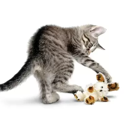 KONG Cat Softies Patchwork Bear