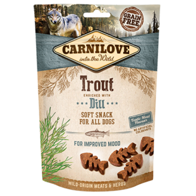 Snacks Carnilove Soft Trout & Dill 200gr Snacks Carnilove Soft Trout & Dill 200gr