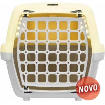 TRANSPORTADORA "CAPRI" (CINZA CLARO/AMARELO)