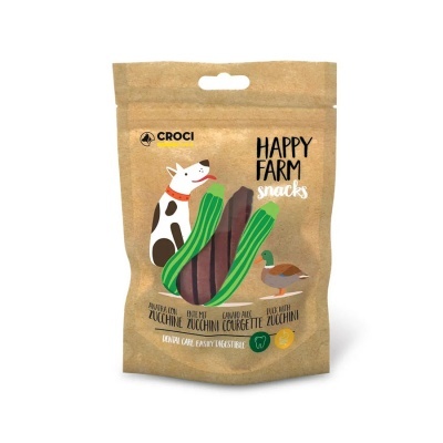 HAPPY FARM SNACK PATO E COURGETTE 80GR
