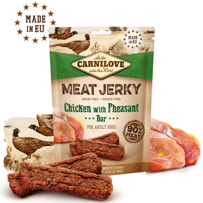 Carnilove Meat Jerky Chicken With Pheasant Bar 100gr
