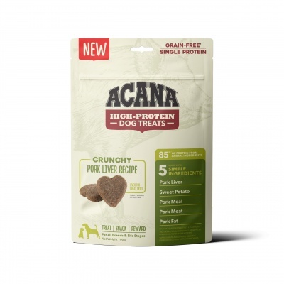 ACANA High-Protein Dog Treats Pork Liver 100Gr