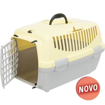 TRANSPORTADORA "CAPRI" (CINZA CLARO/AMARELO)