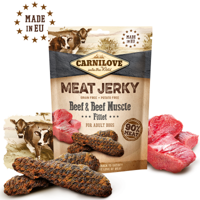 Carnilove Meat Jerky Beef & Beef Muscle Fillet 100gr