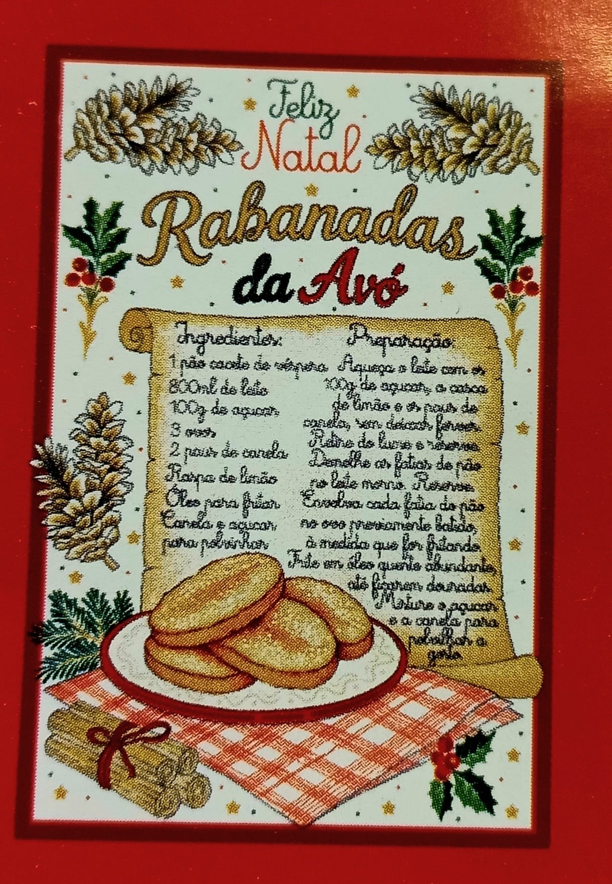 Pano de Cozinha de Natal Nº6 Pano de Cozinha de Natal Nº6