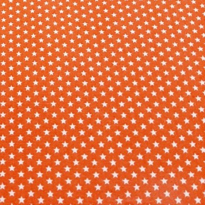 Estrelinhas em fundo laranja