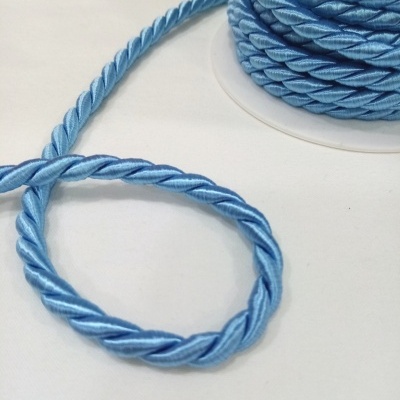 Cordão de Seda Azul Bebé 5mm