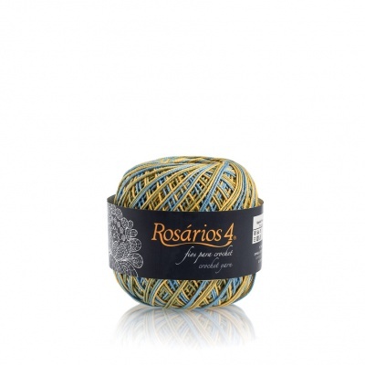 Linha de Crochet Rosários4 Matizada 624