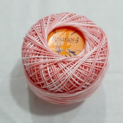 Linha de Crochet Rosários4 Matizada 102