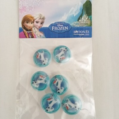 Botões Frozen Olaf 15mm