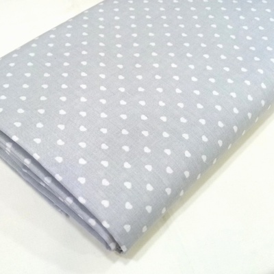 Corações Brancos em fundo cinza