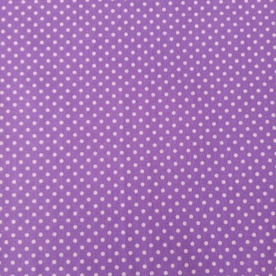 Bolinhas Brancas em Fundo Roxo