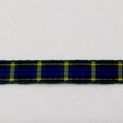 Fita com  escocês azul