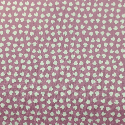 Estampado Branco em Fundo Lilás