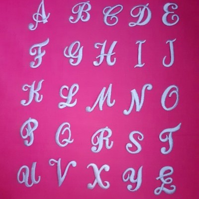 Iniciais Termocolantes Azuis