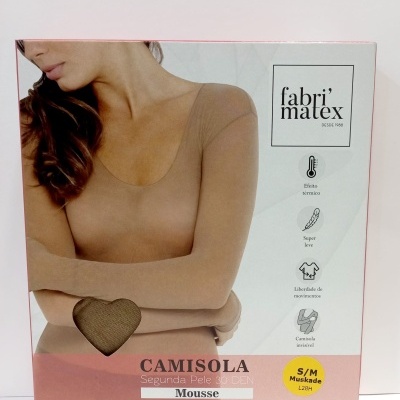 Camisola Segunda Pele 30DEN Pele Camisola Segunda Pele 30DEN Pele