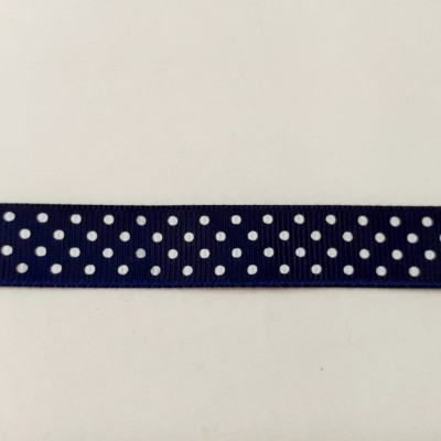 Fita de gorgorão com pintas 15mm