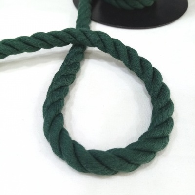 Cordão de Algodão Verde escuro 10mm