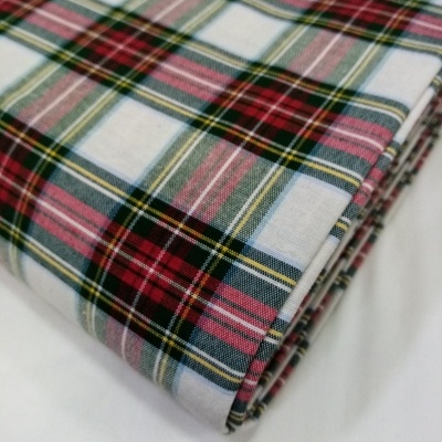 Vichy vermelho, verde e branco