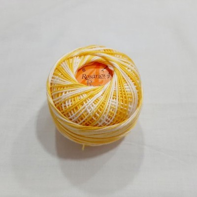 Linha de Crochet Rosários4 matizada 112