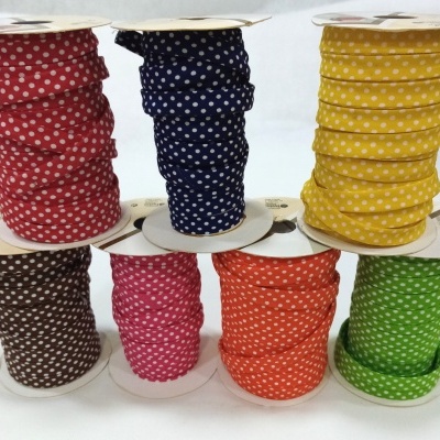 Fita para forrar bandoletes com pintinhas