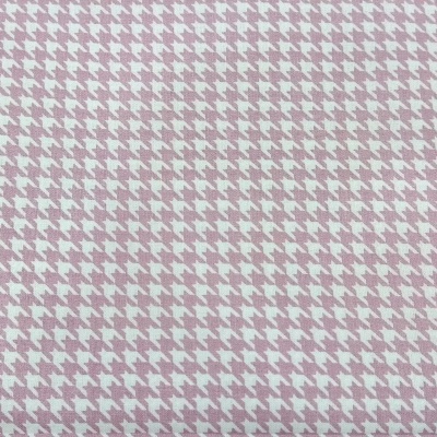 Pied de Poule Rosa Velho e Branco