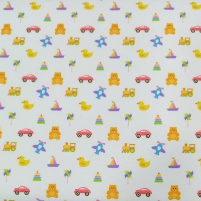 Tecido Canvas  com motivos infantis
