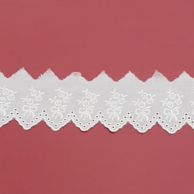 Ponta com Laços Bege