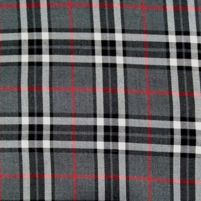 Tartan Escocês em cinzento