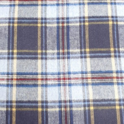 Flanela escocesa em azul