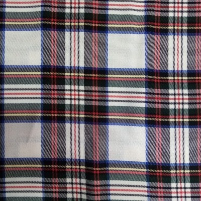tartan escocês clássico branco