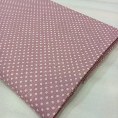 Bolinhas em fundo rosa velho