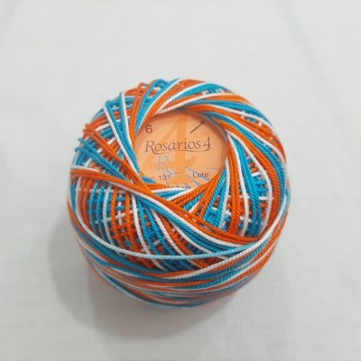 Linha de Crochet Rosários4 matizada131