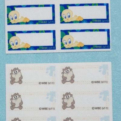 Etiquetas para nome Looney tunes