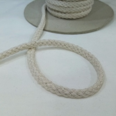 Cordão de Algodão Bege 8mm