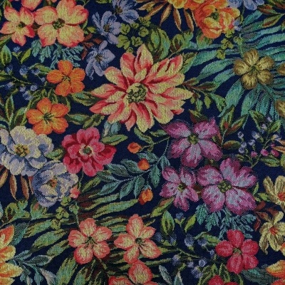 Flores de Primavera em fundo azul