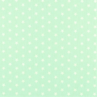 Estrelas brancas em fundo verde água