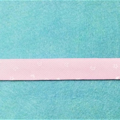 Viés de fustão com luas e estrelinhas