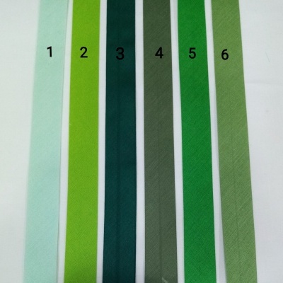 Viés de Algodão 30mm Verde