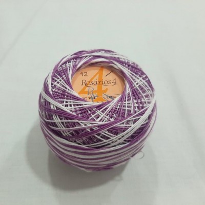 Linha de Crochet Rosários4 matizada 103