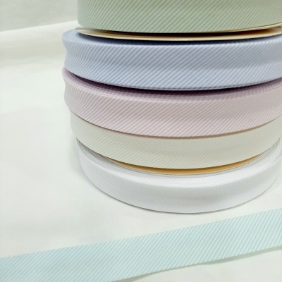 viés de fustão com risquinhas brancas 18mm