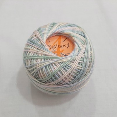 Linha de Crochet Rosários4 matizada 118