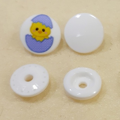 Mola de Pressão com Pintainho em Azul