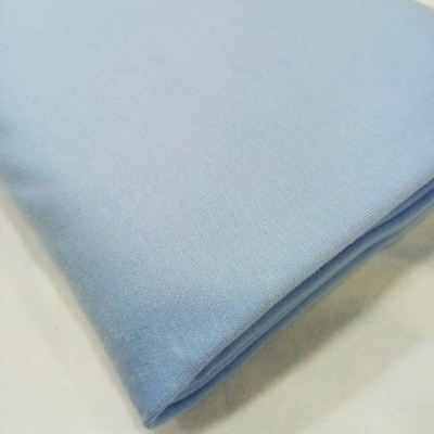 Malha Jersey Interlock Azul Bebé