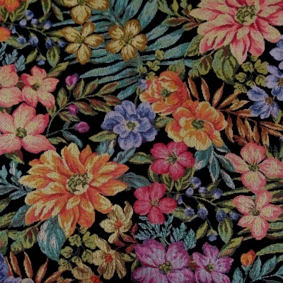 Flores de Primavera em fundo preto